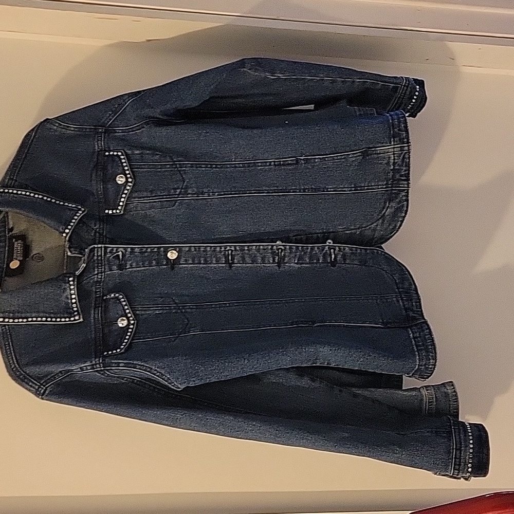 Original Christine Alexander  jean jacket large